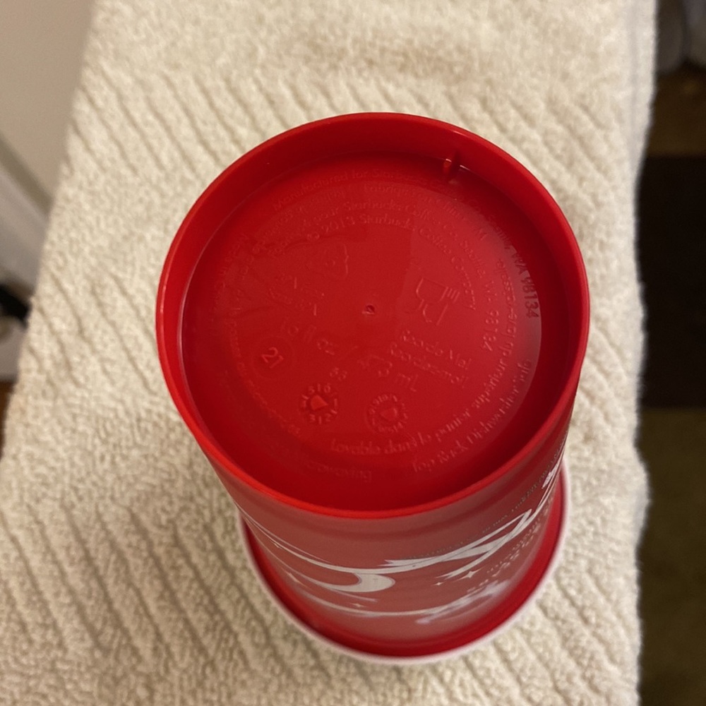 Starbucks 2021 Red Holiday 50 Years of Coffee & Joy Reusable Cup Size 16 oz - Picture 5 of 12